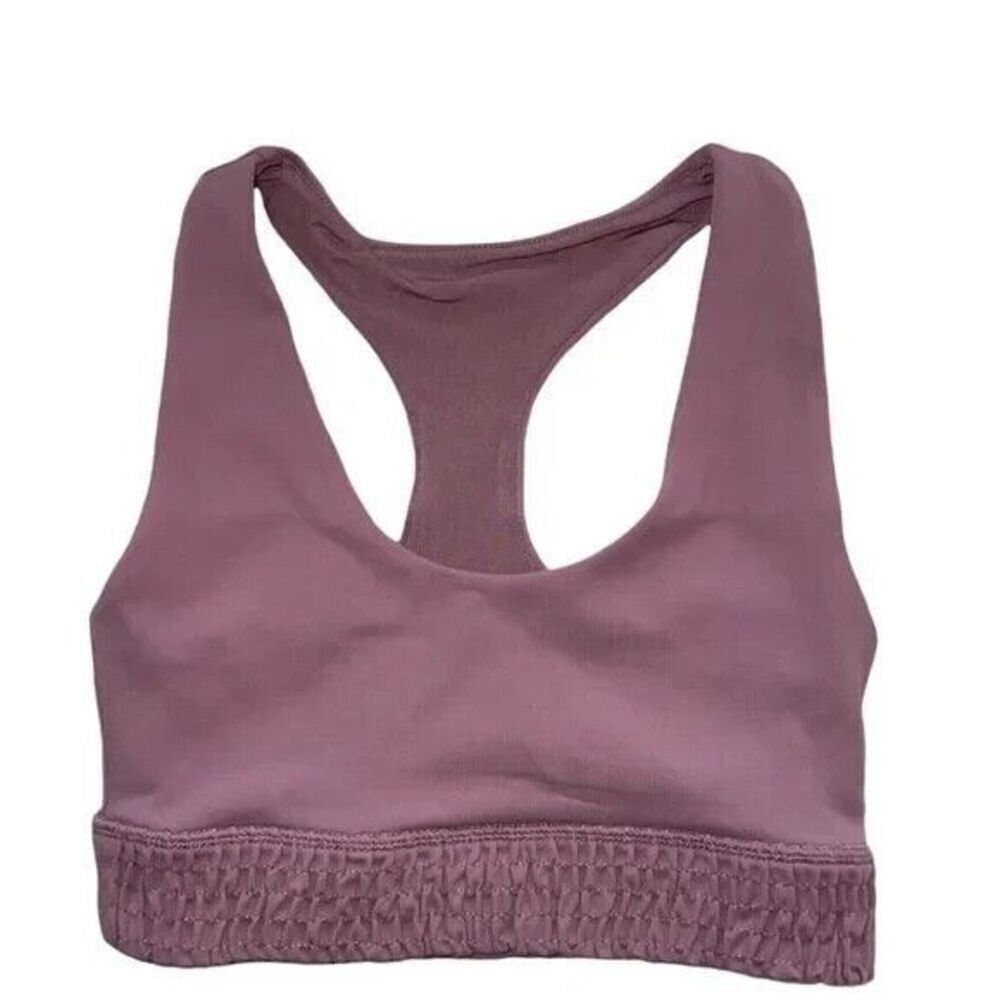 Sports Bra  Women's Purple Racerback Pullover workout bra Blossom XS new